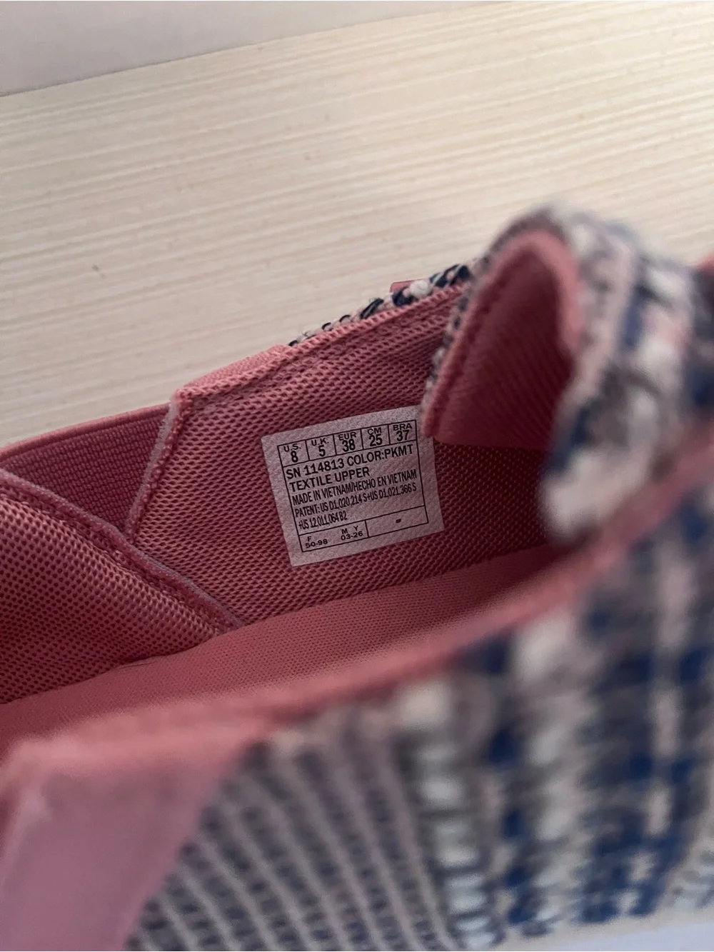 Skechers Slip-ins: BOBS Skip Cute August Air Pink Sz 8 Excellent